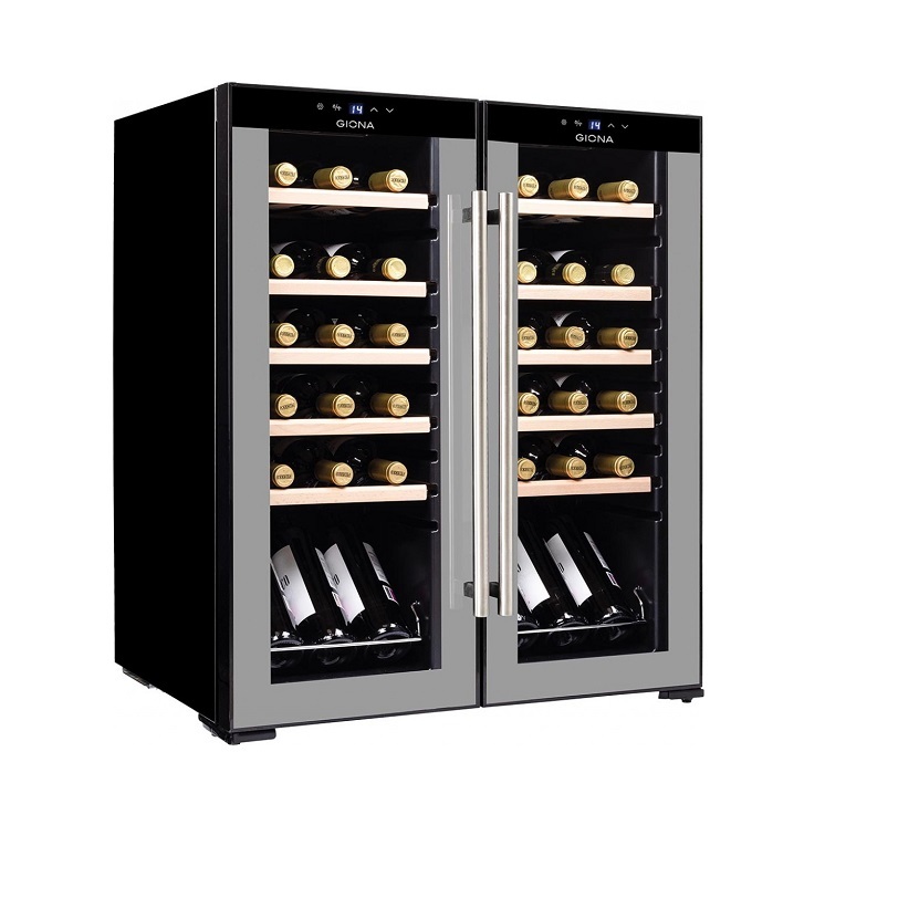 Vinoteca compresor 2 puertas 36 botellas CVG 36CFM 2T