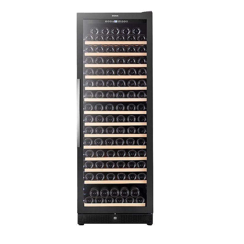 Vinoteca para 160 botellas con múltiples baldas de madera CVG 160CF