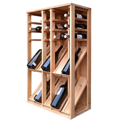 Zeller 13170 Botellero, Madera, Marrón, 52x25x52 Cm