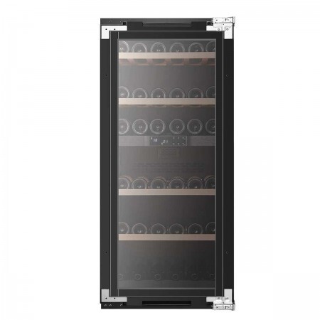 Vinoteca panelable encastrable columna  2 zonas de temperatura 65 botellas CV065KT-2TP