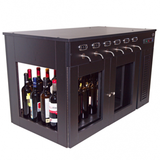 Dispensador 6 Grifos con Dosificador Barman 