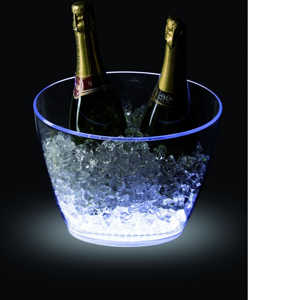 Cubitera Nice 2 botellas con base led