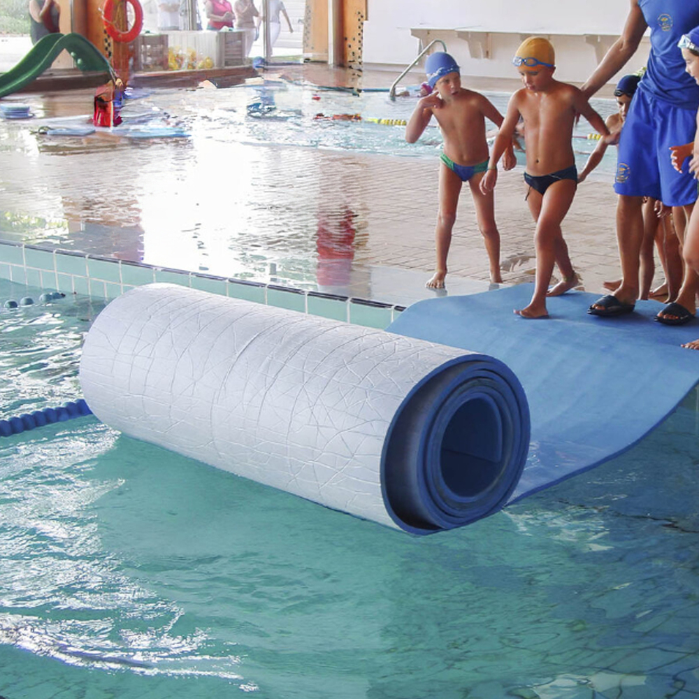 Alfombra Flotante 8 Metros (800x150x3). Espuma Reforzada con Malla PE. Uso Profesional Infantil