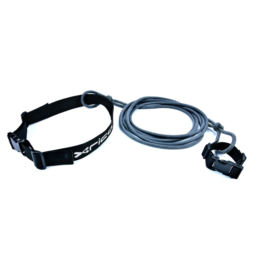 Cinturón de Natación con Resistencia Media 5m, diámetro Goma 9mm. Entrenamiento de Fuerza y Técnica en Piscina