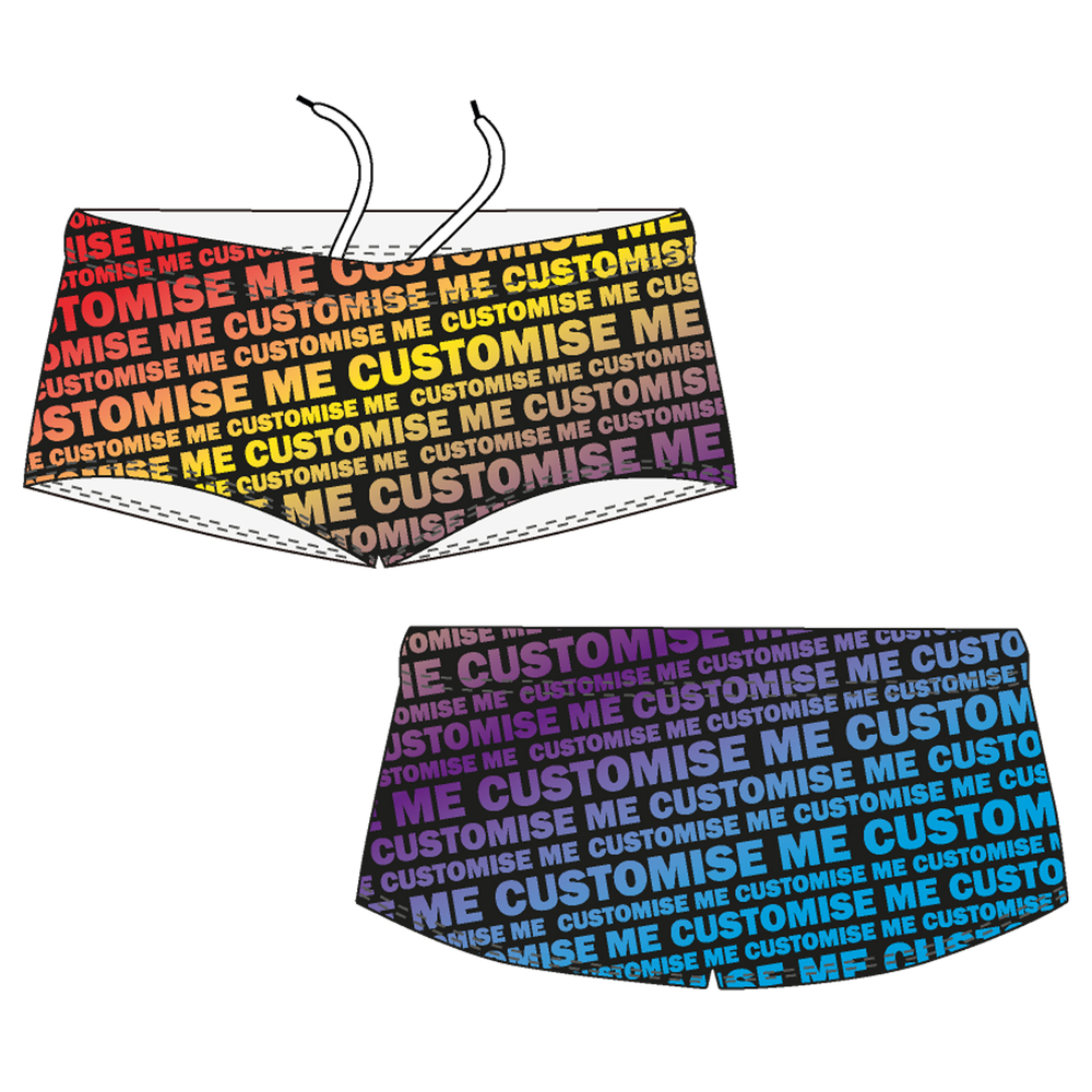 Bañador Trunk Personalizable Corto. Lycra PBT. Equipación Profesional para Clubes y Competición