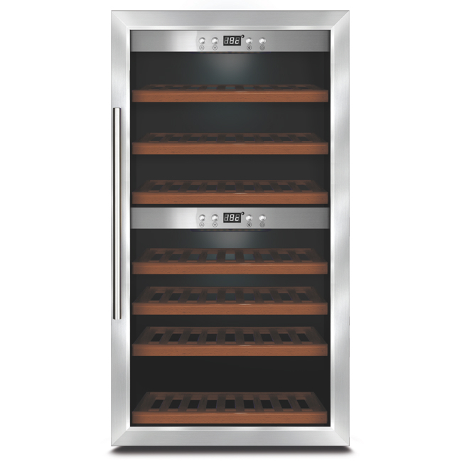 Vinoteca 66 botellas 2 zonas de temperatura Caso Design WineComfort 66