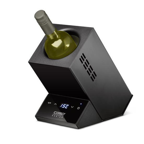 Enfriador de vino para una botella Caso Design WineCase One Black