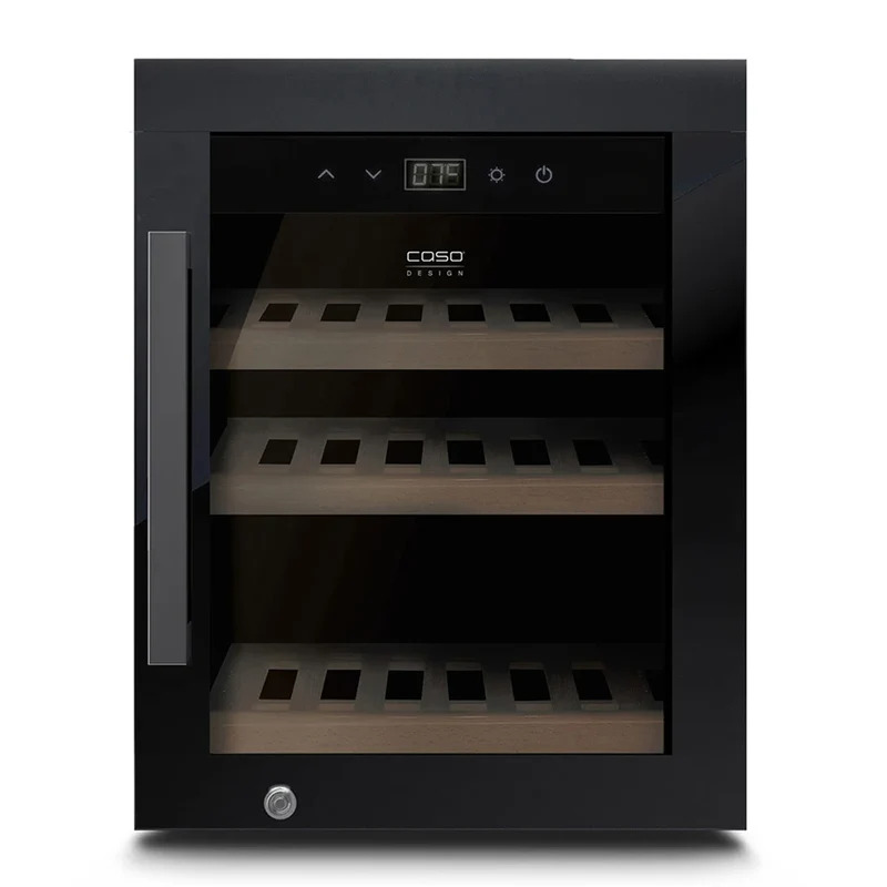 Vinoteca negra compresor alta gama 12 botellas WineExclusive 12