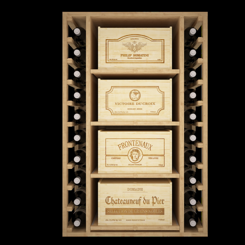 Botellero para botellas y cajas de vino EX2546