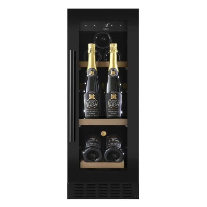 Vinoteca encastrable 12 botellas Cava mQuvée WineCave 700 30S Anthracite Black Champagne