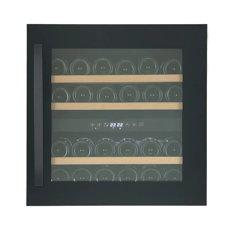 Vinoteca encastrable columna 30 botellas doble zona Caviss CLEN230TBEG 