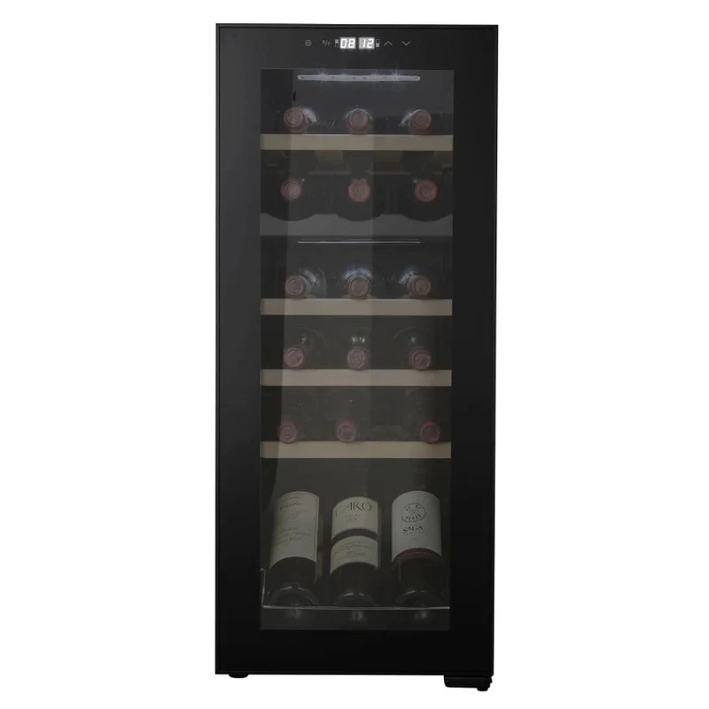 Vinoteca negra 2 zonas 18 botellas Cavin Northern Collection 18 Black