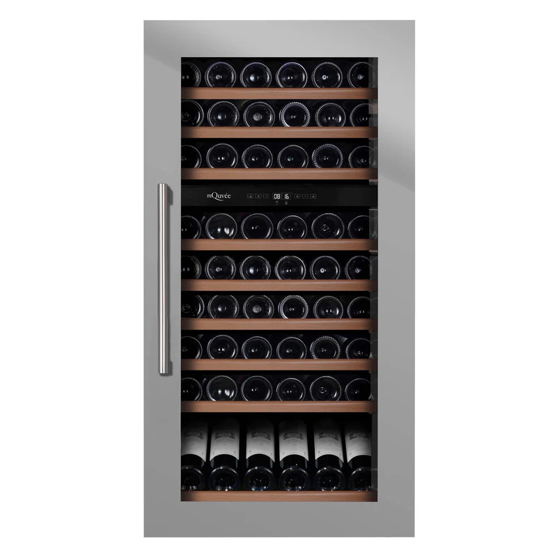 Vinoteca encastrable columna  acero inox 2 zonas 70 botelas WineKeeper 70D doble zona Stainless