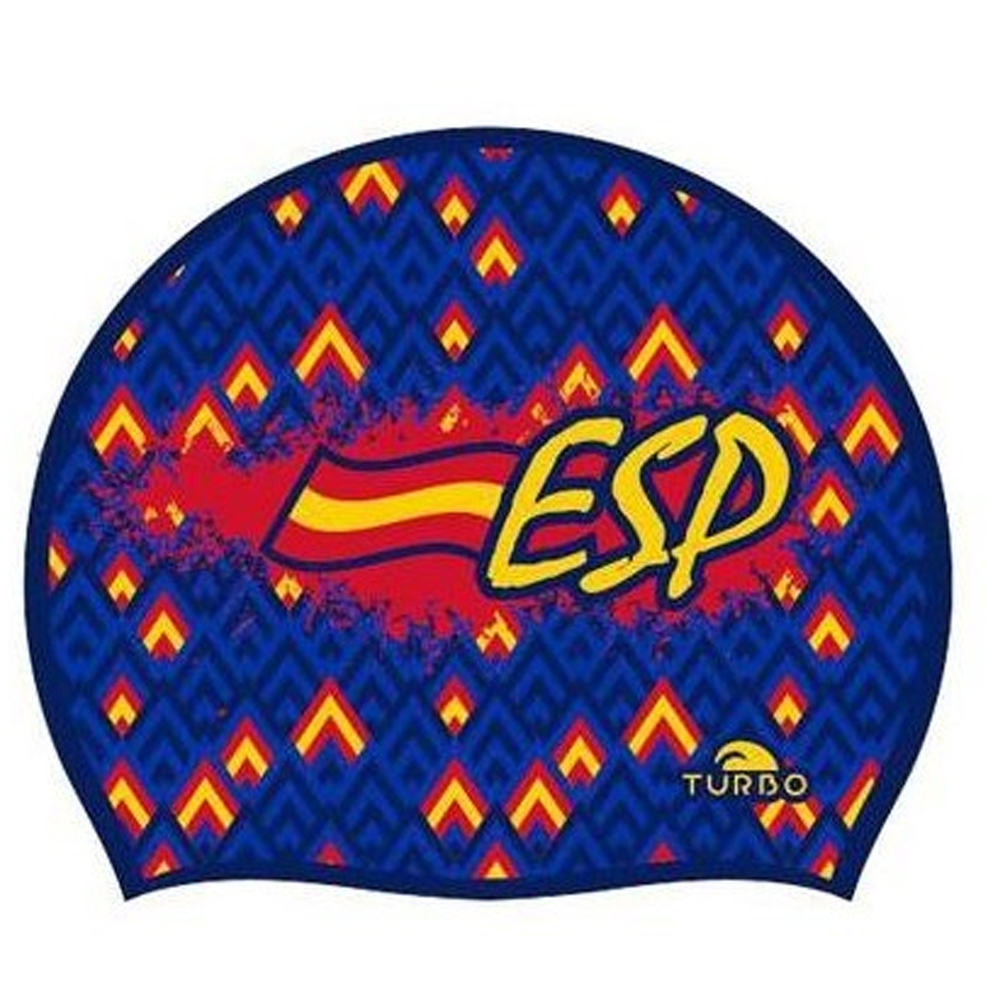 Gorro Natacion Silicona Turbo ESPAÑA II AZUL