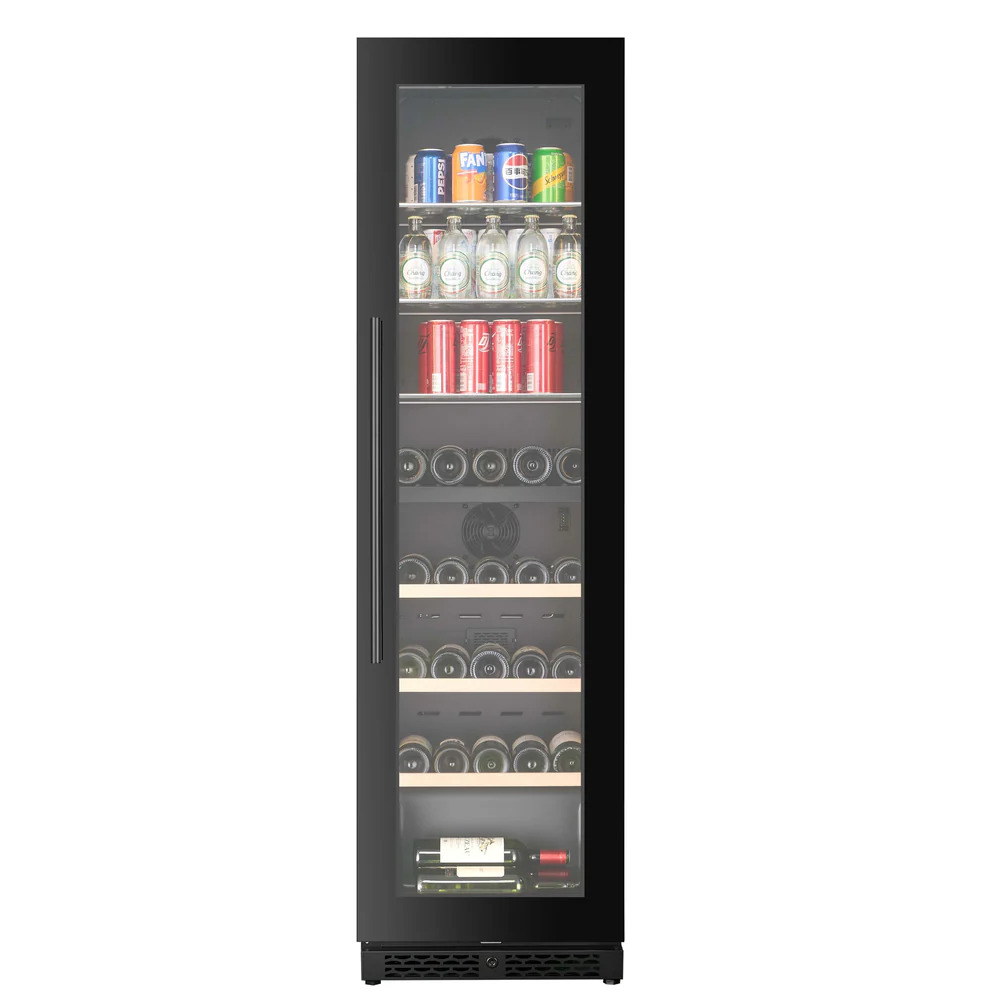 Vinoteca y refrigerador bebidas 202 litros Cella WBV75D-BLACK