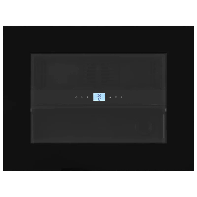 Vinoteca negra encastrable columna gama alta 20 botellas apertura push-pull Le Chai LBN200POV 