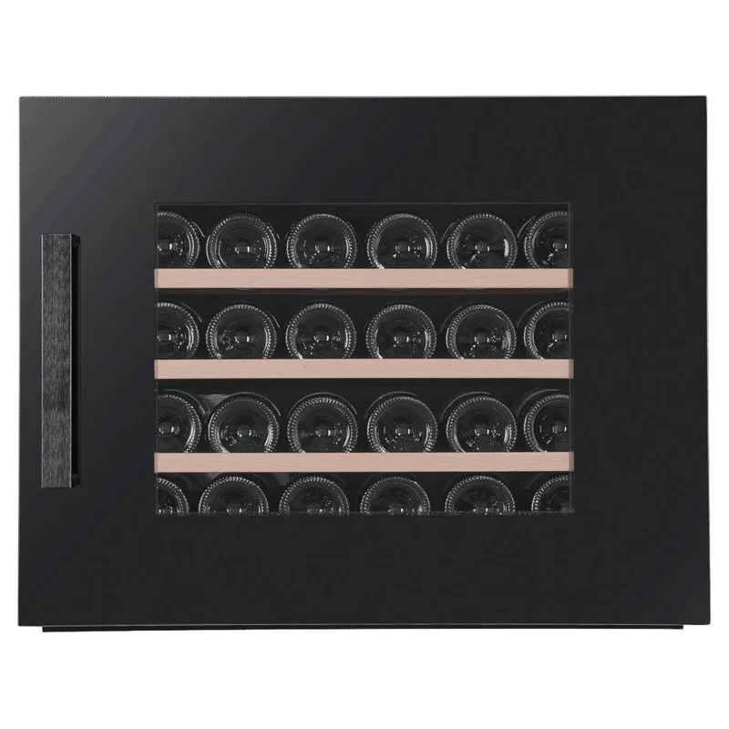 Vinoteca encastrable columna  24 botellas Cavin Scandinavian Collection 45 Fullglass Black