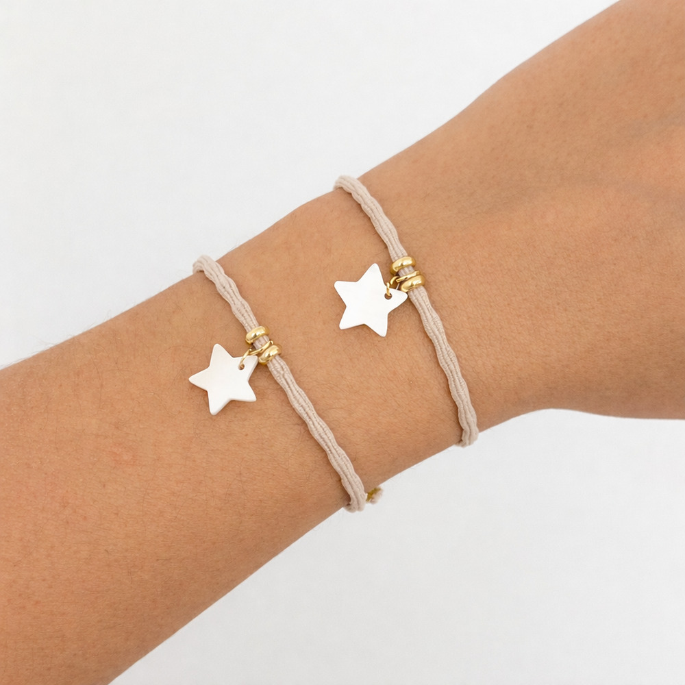 Pulsera Mor Beige Estrella 