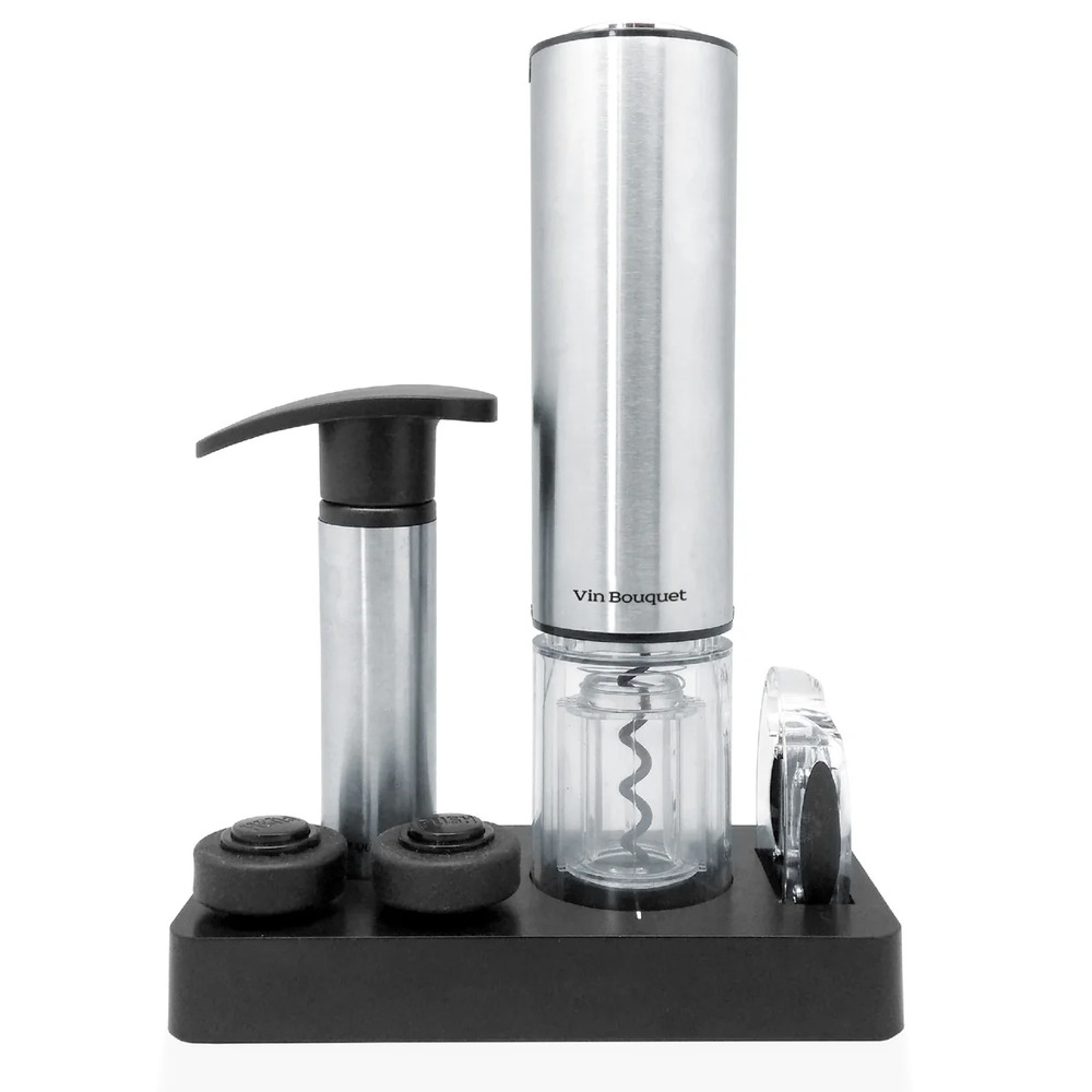 Set Sacacorchos Eléctrico y Bomba de Vacío – Apertura Fácil y Conservación