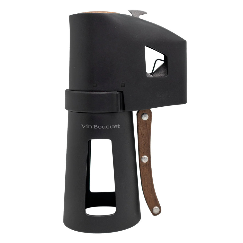 Abridor de Champán con Mango de Madera – Apertura Segura y Elegante