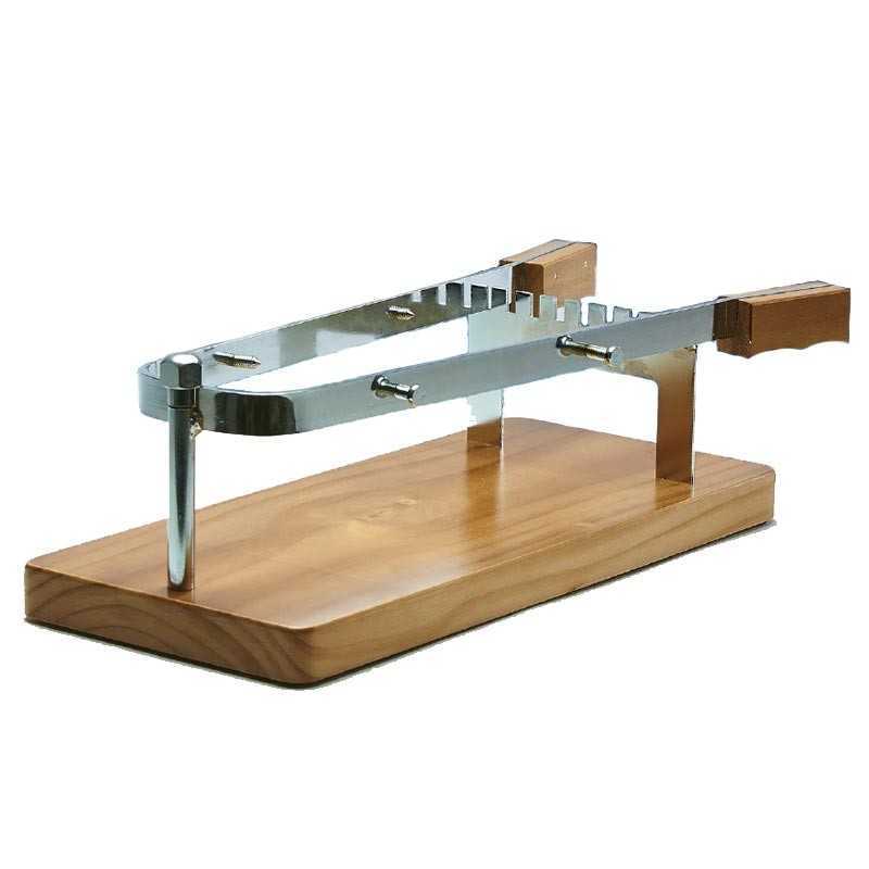 Jamonero Fuji Pinza – Madera de Pino Nogal con Acoplamiento en Tijera