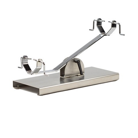 Jamonero Elena – Acero Inoxidable con Sistema Basculante