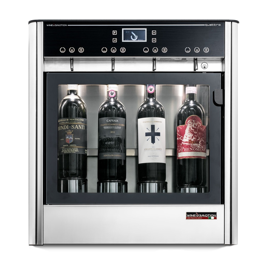 Dispensador de vino por copas 4 botellas Wineemotion Duetto