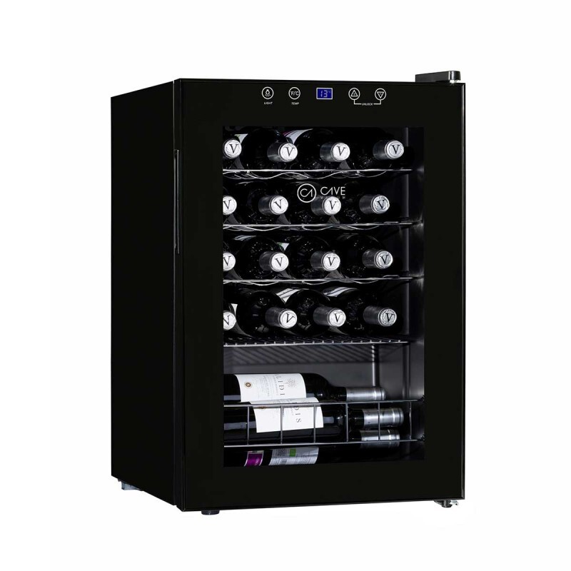 Vinoteca negra 18 botellas compresor Cave Vinum CV-18C 